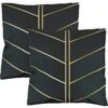 Streetwize Gold Palm Printed Outdoor Cushion - Pack Of 4 -Home Sales Store 1480100 R Z001A
