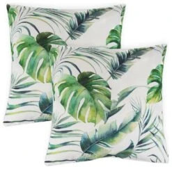 Streetwize Botanical Leaf Printed Outdoor Cushion-Pack Of 4