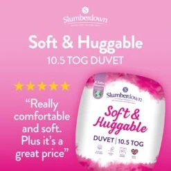 Slumberdown Soft & Huggable 10.5 Tog Duvet - Single -Home Sales Store 1482933 R Z002A