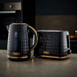 Tower T20054BLK Empire 2 Slice Toaster - Black -Home Sales Store 1484230 R Z006A