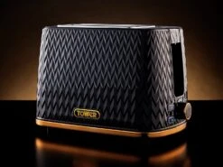 Tower T20054BLK Empire 2 Slice Toaster - Black -Home Sales Store 1484230 R Z007A