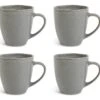 Habitat Set Of 4 Stoneware Mugs - Grey 1 Habitat Set Of 4 Stoneware Mugs - Grey -Home Sales Store 1489242 R Z001A