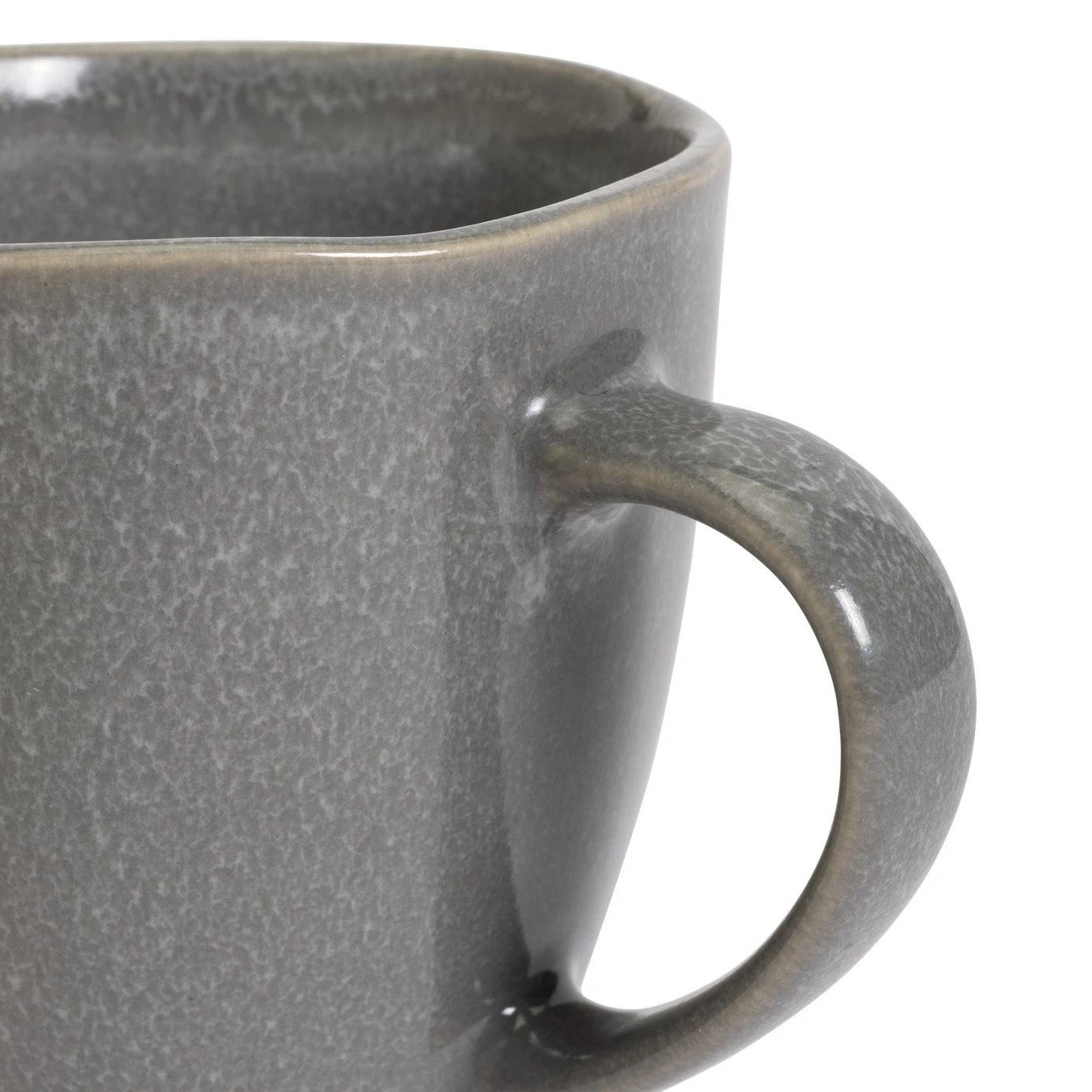Habitat Set Of 4 Stoneware Mugs - Grey 6 Habitat Set Of 4 Stoneware Mugs - Grey - Image 4