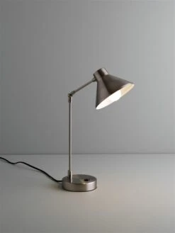 Habitat Bobby Metal Desk Lamp - Silver -Home Sales Store 1719307 R Z002A UC17628370
