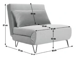 Habitat Roni Single Velvet Chairbed - Mint Green -Home Sales Store 1938669 R E001