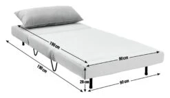 Habitat Roni Single Velvet Chairbed - Mint Green -Home Sales Store 1938669 R E002