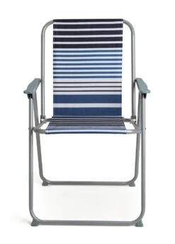 Habitat Folding Metal Garden Chair - Blue -Home Sales Store 1952683 R Z006A