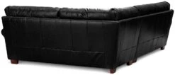 Habitat Salisbury Leather Left Hand Corner Sofa - Black -Home Sales Store 1954526 R Z014A