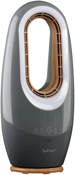 Habitat Grey Bladeless Desk Fan - 12 Inch