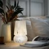 Habitat Rahnn Confetti Glass Table Lamp - White -Home Sales Store 1970421 R Z001A