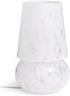 Habitat Rahnn Confetti Glass Table Lamp - White -Home Sales Store 1970421 R Z001C