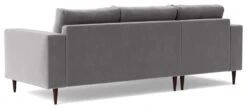 Swoon Evesham Velvet Left Hand Corner Sofa - Silver Grey -Home Sales Store 1971114 R Z004A