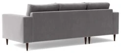 Swoon Evesham Velvet Left Hand Corner Sofa - Silver Grey -Home Sales Store 1971114 R Z005A