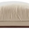 Swoon Denver Velvet Ottoman Footstool - Taupe -Home Sales Store 1971774 R Z001A