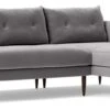 Swoon Kalmar Velvet Right Hand Corner Sofa - Silver Grey -Home Sales Store 1973239 R Z001A