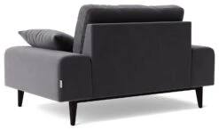 Swoon Tulum Velvet Cuddle Chair - Granite Grey -Home Sales Store 1990195 R Z004A