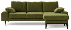 Swoon Tulum Velvet Right Hand Corner Sofa - Fern Green -Home Sales Store 1990827 R Z003A