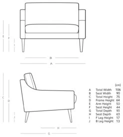 Swoon Turin Velvet Cuddle Chair - Ink Blue -Home Sales Store 1991493 R E001
