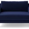 Swoon Turin Velvet Cuddle Chair - Ink Blue -Home Sales Store 1991493 R Z001A