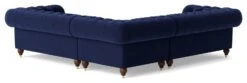 Swoon Winston Velvet 5 Seater Corner Sofa - Ink Blue -Home Sales Store 1993398 R Z004A