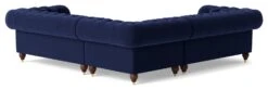 Swoon Winston Velvet 5 Seater Corner Sofa - Ink Blue -Home Sales Store 1993398 R Z005A