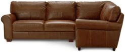 Habitat Salisbury Leather Left Hand Corner Sofa - Tan -Home Sales Store 1995183 R Z002A