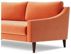 Swoon Turin Velvet 2 Seater Sofa - Burnt Orange -Home Sales Store 1995994 R Z004A