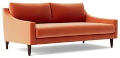 Swoon Turin Velvet 2 Seater Sofa - Burnt Orange -Home Sales Store 1995994 R Z006A