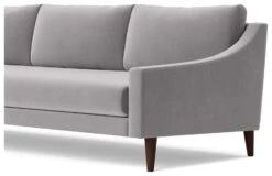 Swoon Turin Velvet 3 Seater Sofa - Silver Grey -Home Sales Store 1996106 R Z004A