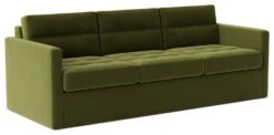 Swoon Berlin Velvet 3 Seater Sofa Bed - Fern Green -Home Sales Store 1996326 R Z003A