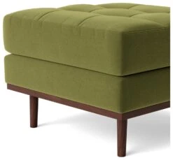 Swoon Berlin Velvet Ottoman Footstool - Fern Green -Home Sales Store 1996546 R Z004A