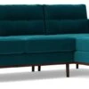 Swoon Berlin Velvet Right Hand Corner Sofa- Kingfisher Blue 1 Swoon Berlin Velvet Right Hand Corner Sofa- Kingfisher Blue -Home Sales Store 1997325 R Z001A