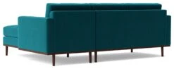 Swoon Berlin Velvet Right Hand Corner Sofa- Kingfisher Blue -Home Sales Store 1997325 R Z005A