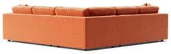 Swoon Althaea Velvet 5 Seater Corner Sofa - Burnt Orange -Home Sales Store 1998070 R Z005A