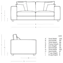 Swoon Althaea Velvet 3 Seater Sofa - Burnt Orange -Home Sales Store 1998647 R E001