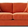 Swoon Althaea Velvet 3 Seater Sofa - Burnt Orange -Home Sales Store 1998647 R Z001A