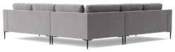 Swoon Almera Velvet 5 Seater Corner Sofa - Silver Grey -Home Sales Store 2000778 R Z005A