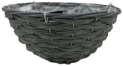 Terrastyle 35cm Rattan Slate Hanging Basket -Home Sales Store 2003256 R Z003A