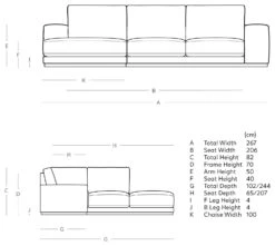 Swoon Denver Velvet Left Hand Corner Sofa - Taupe -Home Sales Store 2003713 R E001