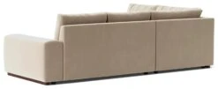 Swoon Denver Velvet Left Hand Corner Sofa - Taupe -Home Sales Store 2003713 R Z005A