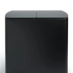 Habitat 40 Litre Twin Compartment Recycling Pedal Bin- Black -Home Sales Store 2004839 R Z004A