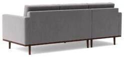 Swoon Berlin Velvet Left Hand Corner Sofa - Silver Grey -Home Sales Store 2004949 R Z005A