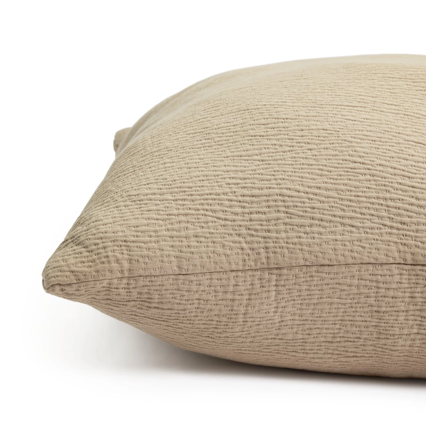 Habitat Textured Plain Cushion - Cream - 50x50cm 6 Habitat Textured Plain Cushion - Cream - 50x50cm - Image 4