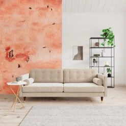 Swoon Porto Velvet 3 Seater Sofa - Taupe -Home Sales Store 2007001 R Z001C