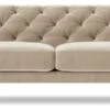 Swoon Pritchard Velvet 3 Seater Sofa - Taupe -Home Sales Store 2007245 R Z001A