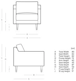 Swoon Rieti Velvet Armchair - Burnt Orange -Home Sales Store 2007386 R E001