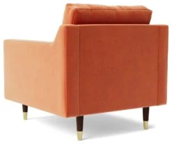 Swoon Rieti Velvet Armchair - Burnt Orange -Home Sales Store 2007386 R Z004A