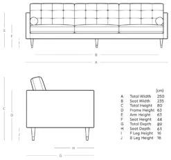 Swoon Porto Velvet 4 Seater Sofa - Taupe -Home Sales Store 2008158 R E001