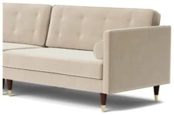 Swoon Porto Velvet 4 Seater Sofa - Taupe -Home Sales Store 2008158 R Z004A