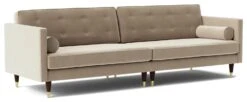 Swoon Porto Velvet 4 Seater Sofa - Taupe -Home Sales Store 2008158 R Z006A
